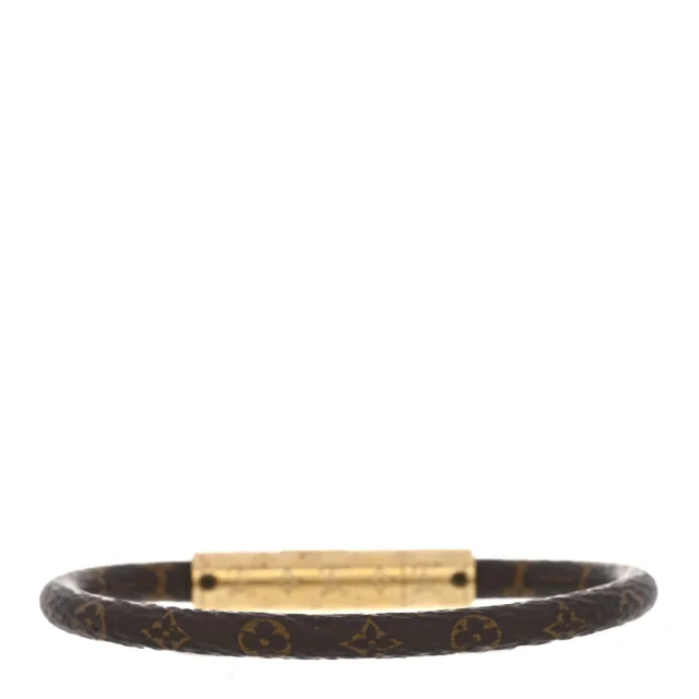 Monogram LV Confidential Bracelet in Coated canvas from FASHIONPHILE, photo 3 of 6