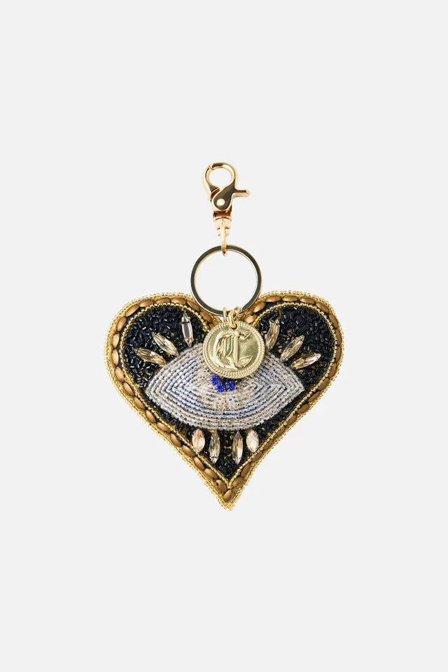 Camilla eBoutique HEART EYEKEYRING SOLID BLACK from CAMILLA, photo 1 of 1