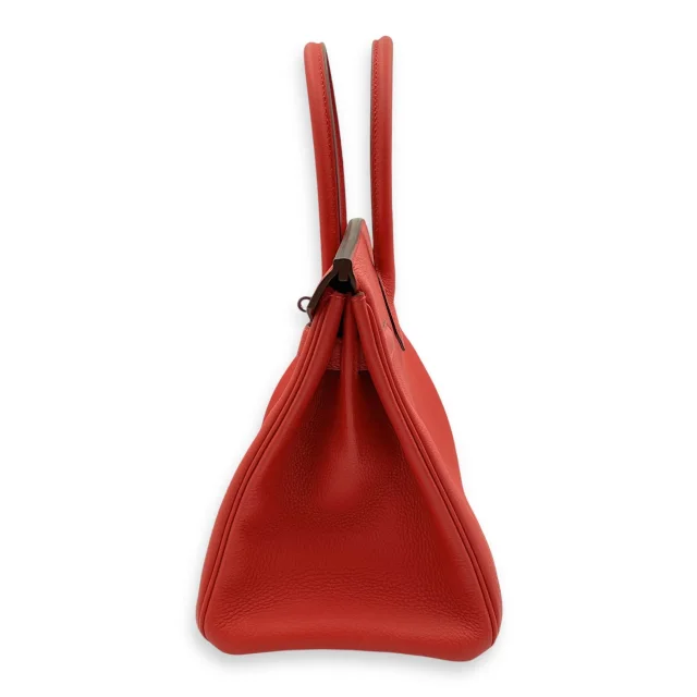 Hermès Birkin 30 Geranium in Togo leather from LuxLexicon, photo 4 of 9