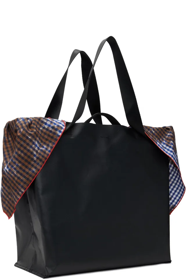 Ottolinger Black PU Beach Tote, photo 2 of 4 from SSENSE