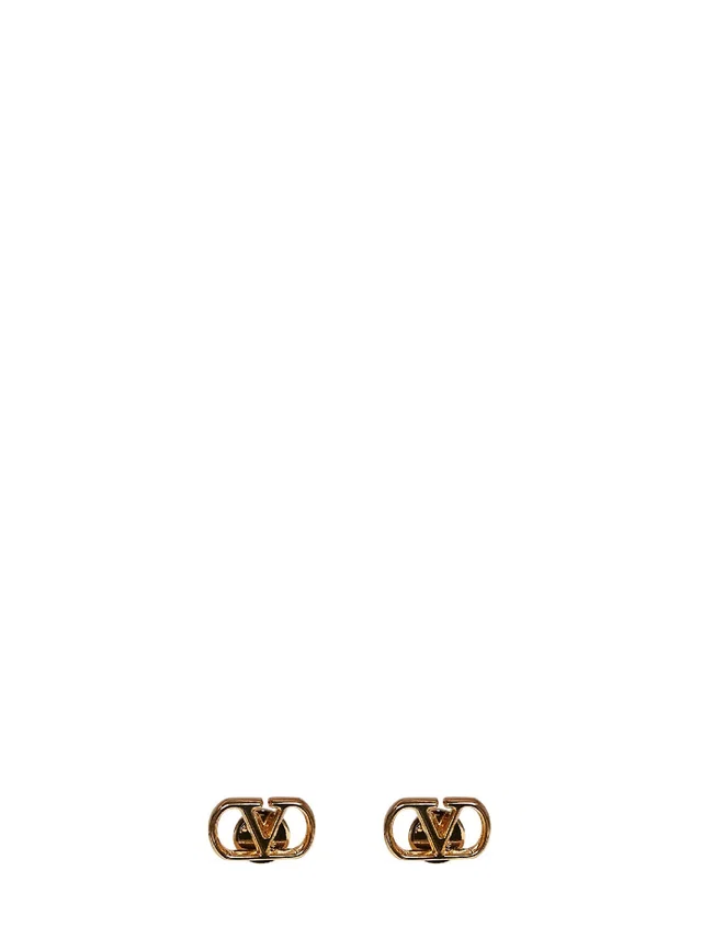 Valentino Garavani Vlogo Earrings — Gold Brass in Gold from HEWI
