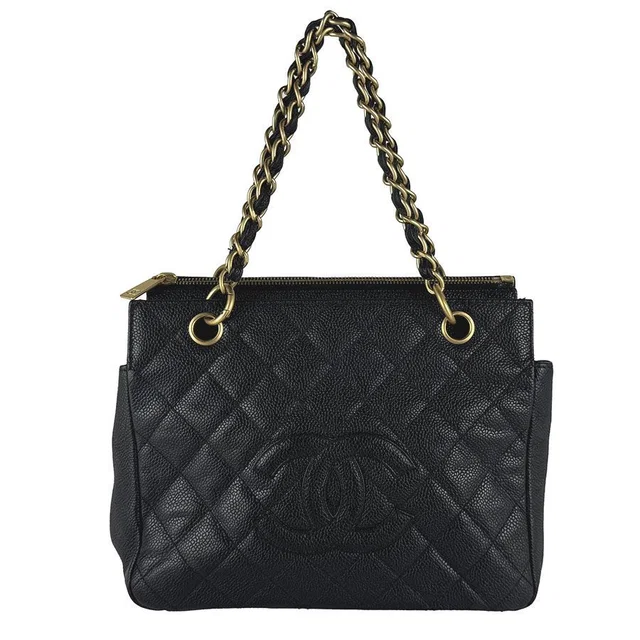 Chanel Handbag Black in Black Caviar leather from The Reluxe