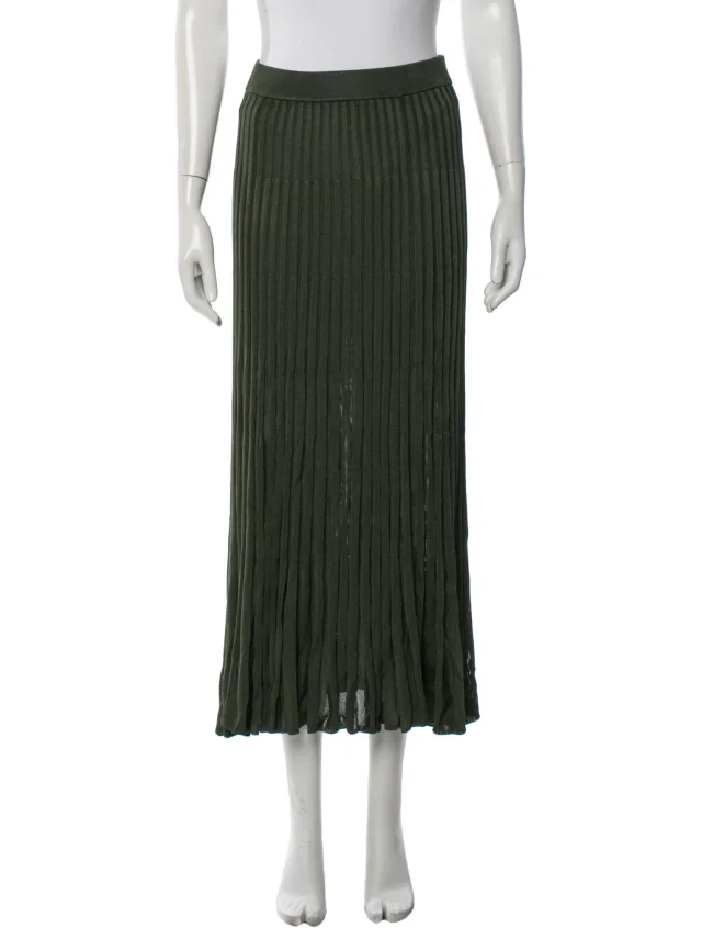 Zimmermann Long Skirt in green from The RealReal