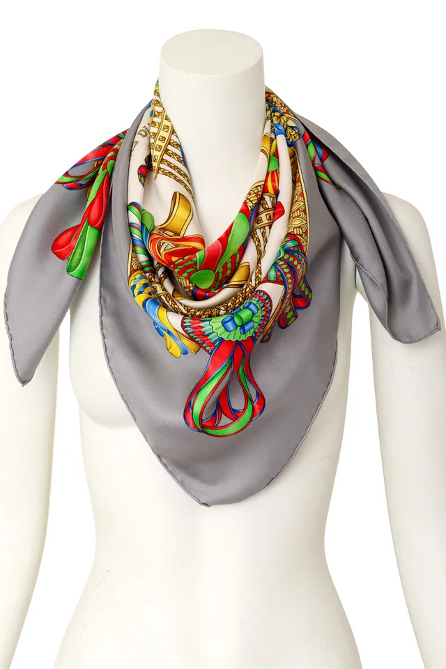 Hermès Les Rubans de Cheval Print Silk Scarf in Silk from Recess LA, photo 2 of 2