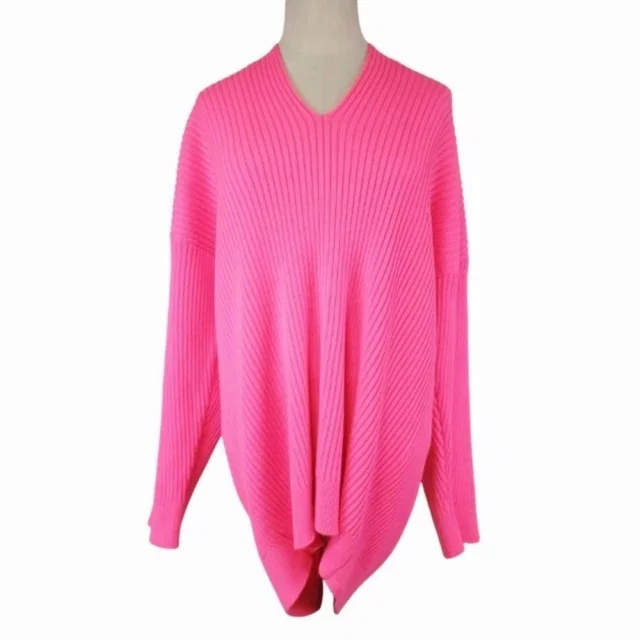 Balenciaga Virgin Wool Rib Knit Deformed Sweater in Wool from The Reluxe