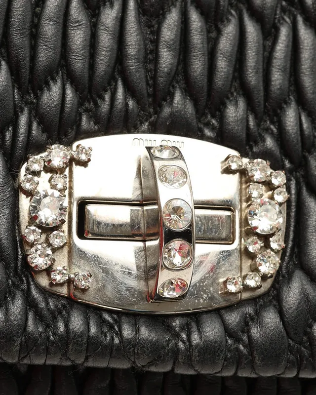 Miu Miu Matelasse Nappa Crystal Bag in Nappa leather from A Retro Tale, photo 6 of 10