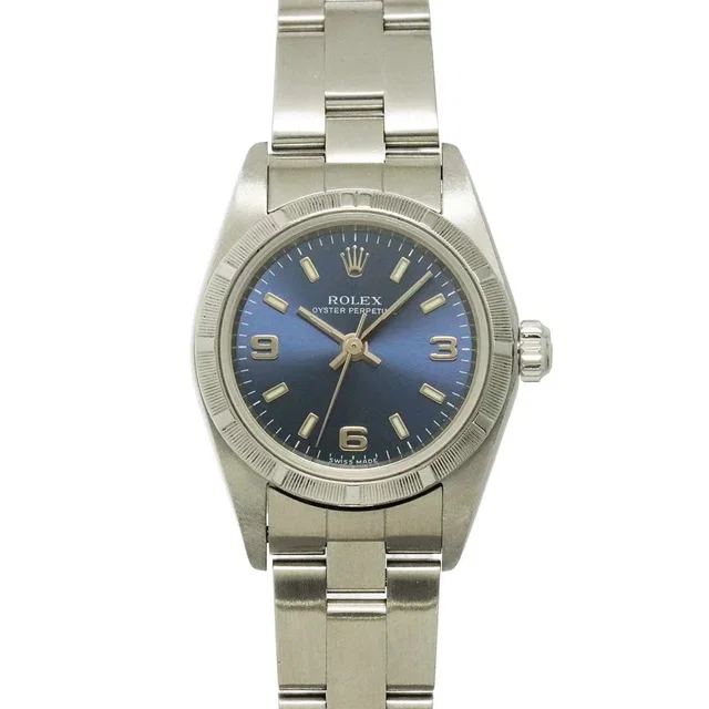 Rolex Oyster Perpetual 76030 Serial Y Automatic Blue Dial Ladies in Blue from Luxury Promise