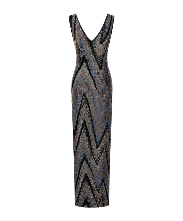 Missoni V-neck multi-colored maxi dress from SENSER, photo 1 of 1