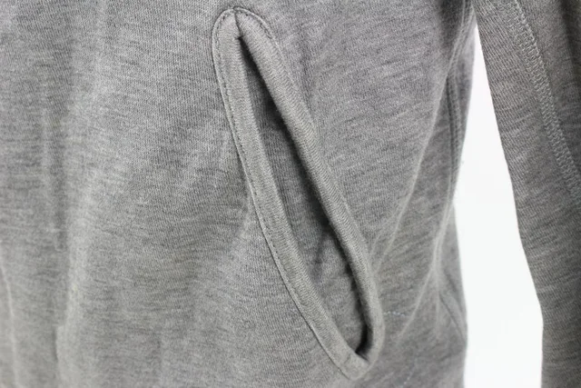 Men's XS Classic Grey LV Logo Zip Up Sweashirt Hoodie in Grey from Bagriculture