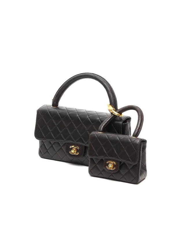 Chanel Kelly Parent and Child Bag in Lambskin from A Retro Tale, photo 3 of 13
