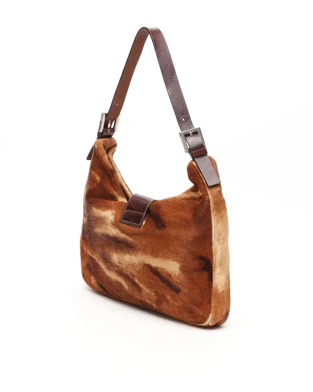 Fendi FF Fur Bag in Leather from A Retro Tale, photo 3 of 9