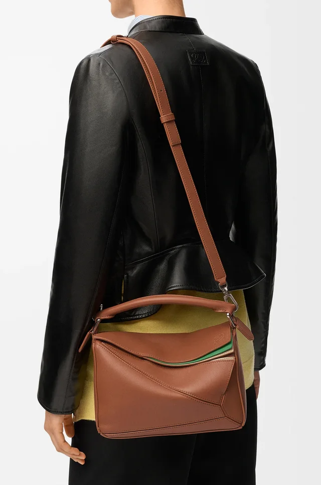 Loewe Puzzle leather tote bag, photo 4 of 8 from SENSER