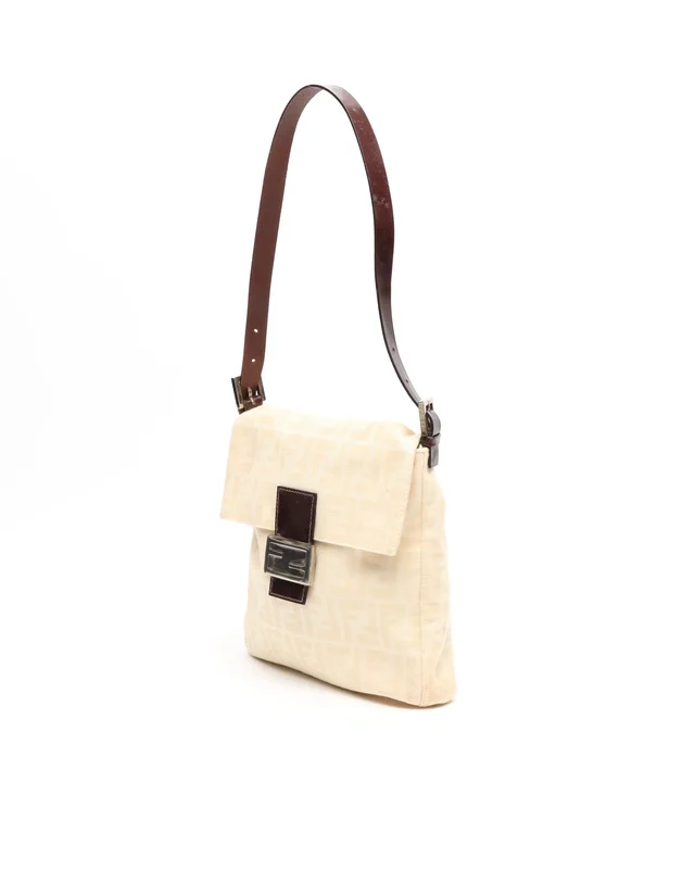 Fendi Zucca Mamma Baguette Shoulder Bag in Canvas from A Retro Tale, photo 2 of 10