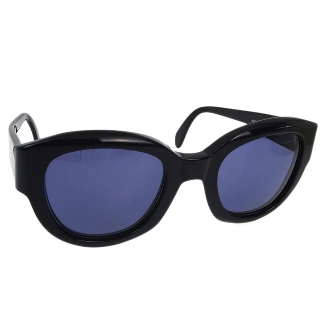 Chanel Sunglasses Eyewear Black Small Good in Black Resin from AMORE Vintage Tokyo