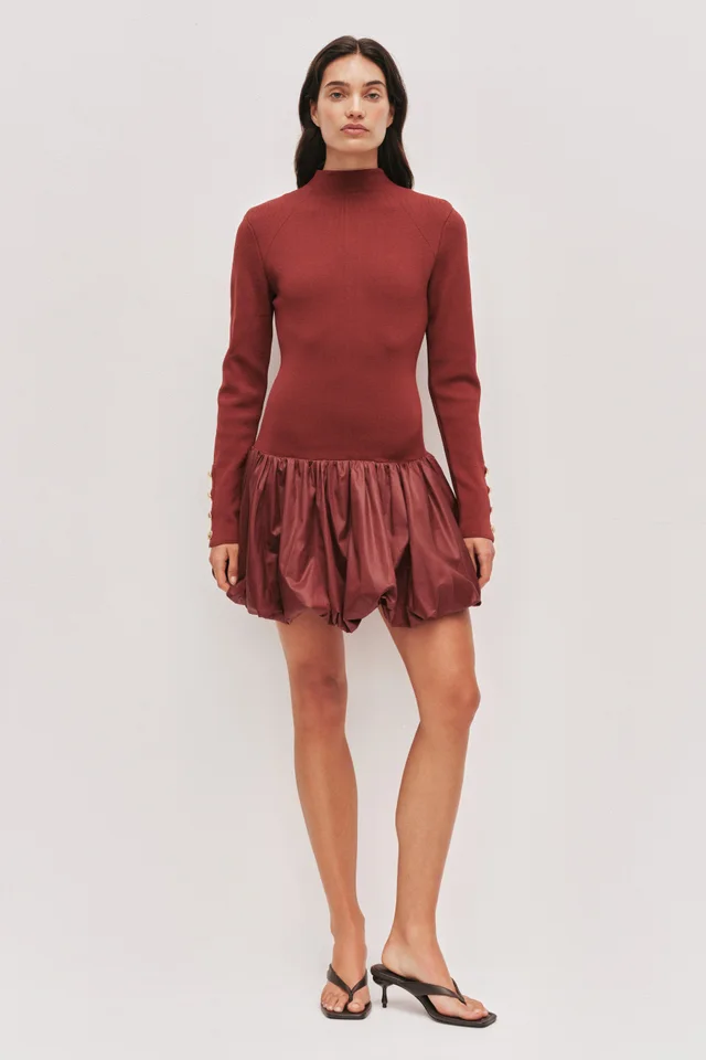 AJE Elodi Knit Mini Dress in Purple from Aje, photo 1 of 1