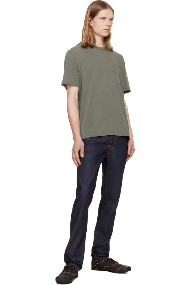 Nudie Jeans Navy Lean Dean Jeans, photo 4 of 4 from SSENSE