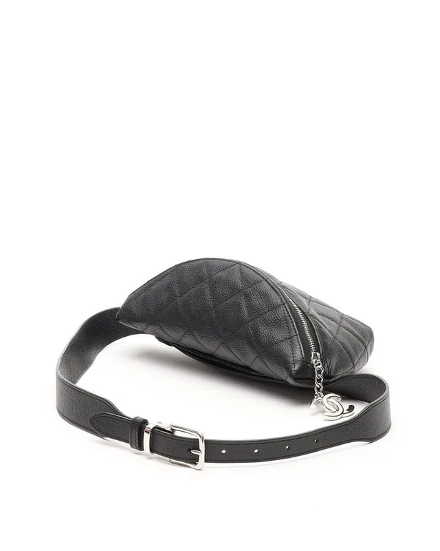 Chanel Caviar Waist Belt Bag in Caviar leather from A Retro Tale, photo 5 of 12