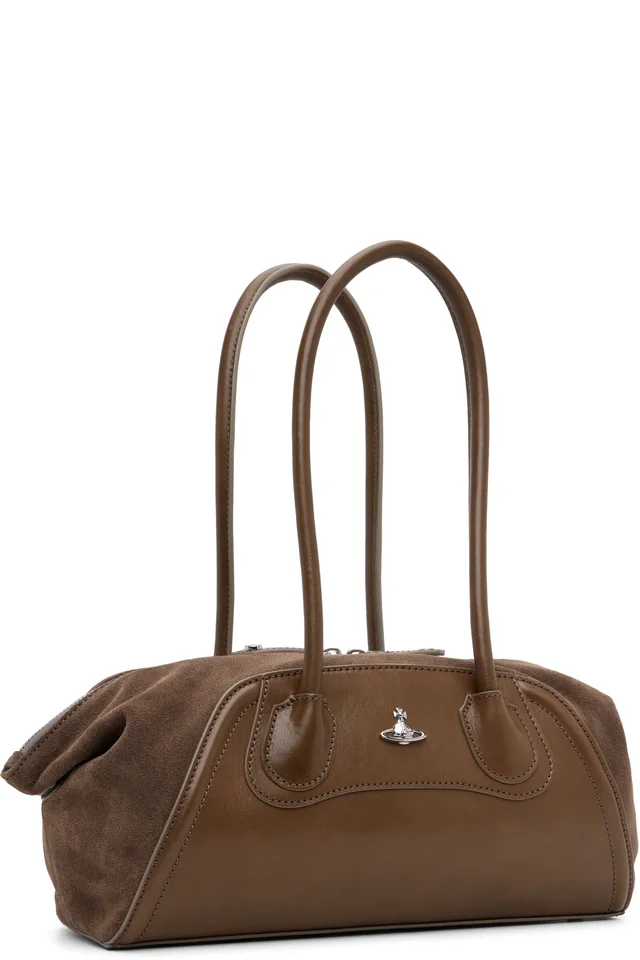 Vivienne Westwood Brown Shirley Small Holdall Bag, photo 2 of 4 from SSENSE
