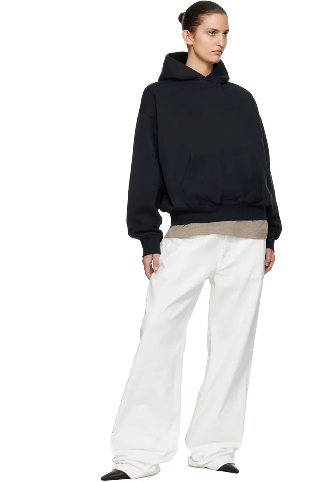 Fear of God ESSENTIALS Black Classic Hoodie, photo 4 of 4 from SSENSE