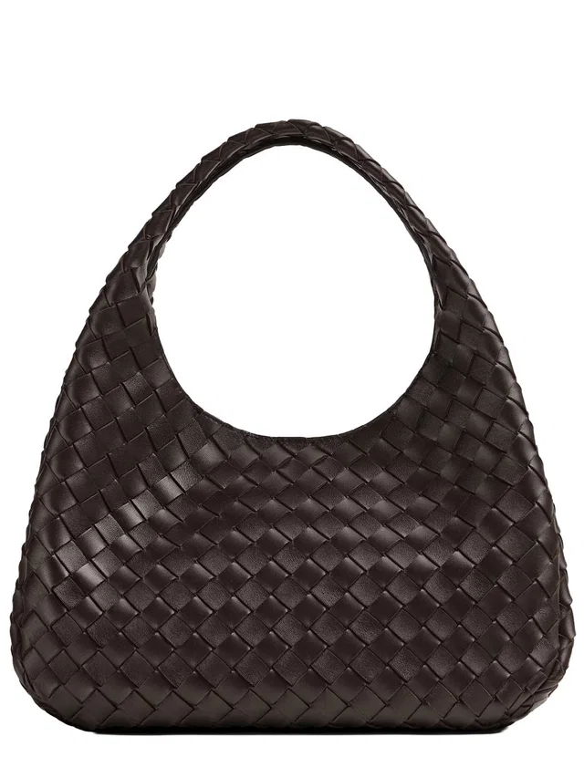 Bottega Veneta Shoulder Bag — Brown Leather in Brown Leather from HEWI