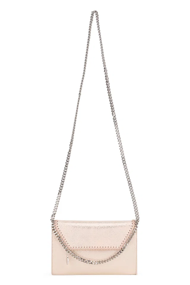 Stella McCartney Shoulder Bag — Pink Polyester in Pink from HEWI