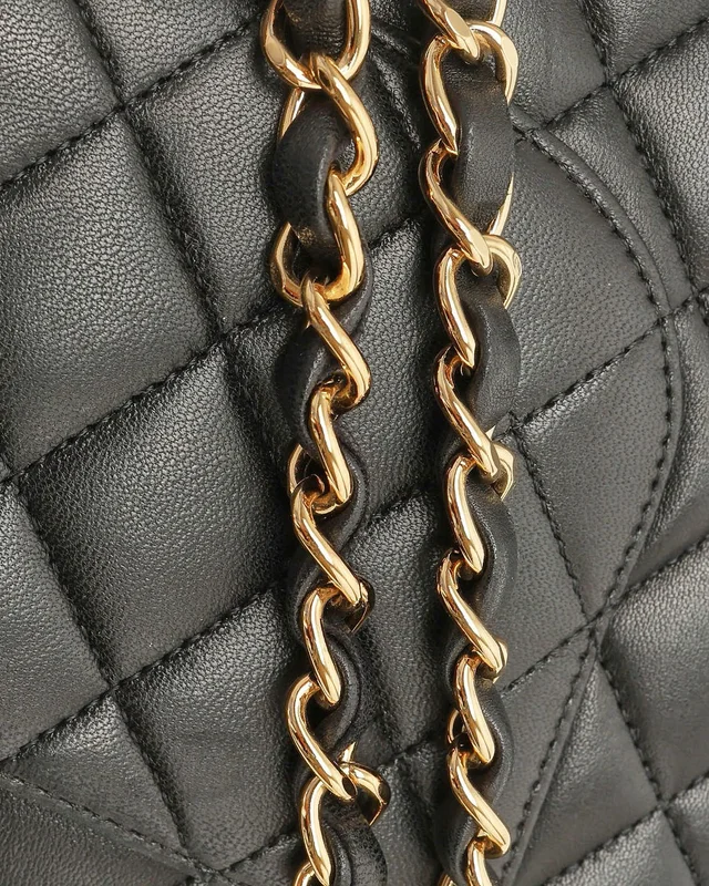 Chanel Classic Medium Double Flap Bag in Leather from A Retro Tale, photo 6 of 9