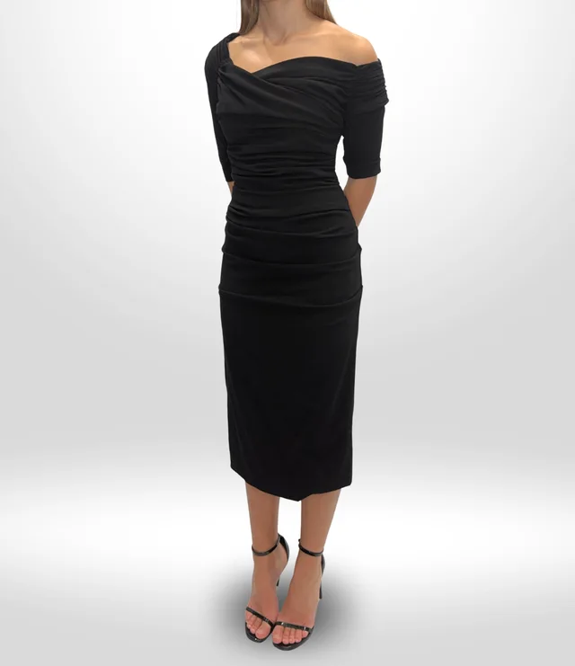 Dolce & Gabbana Dress Sz 42 in Black from Revivre Luxury Consignment