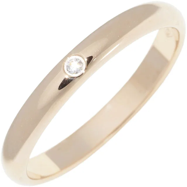 Cartier 1895 Wedding Ring Au750 Diamond Ring Size 52 from LuxUness