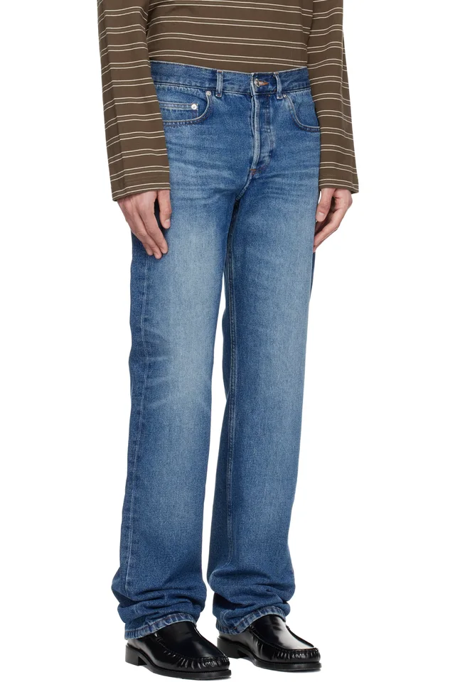 A.P.C. Blue Rescue Jeans, photo 2 of 4 from SSENSE
