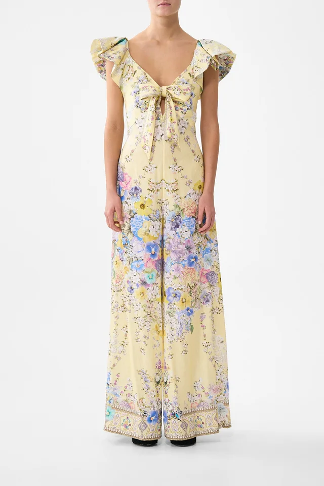Camilla eBoutique TIE FRONT FRILL SLEEVE JUMPSUIT DARLING BUDS from CAMILLA, photo 1 of 1