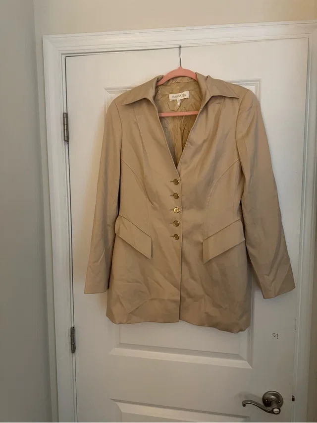 Escada Jacket Size 8/38 in neutral|brown from Poshmark