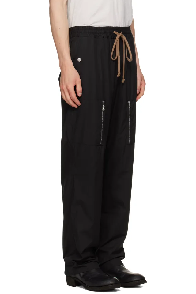JKEEFER Black Anthony Cargo Pants, photo 2 of 3 from SSENSE