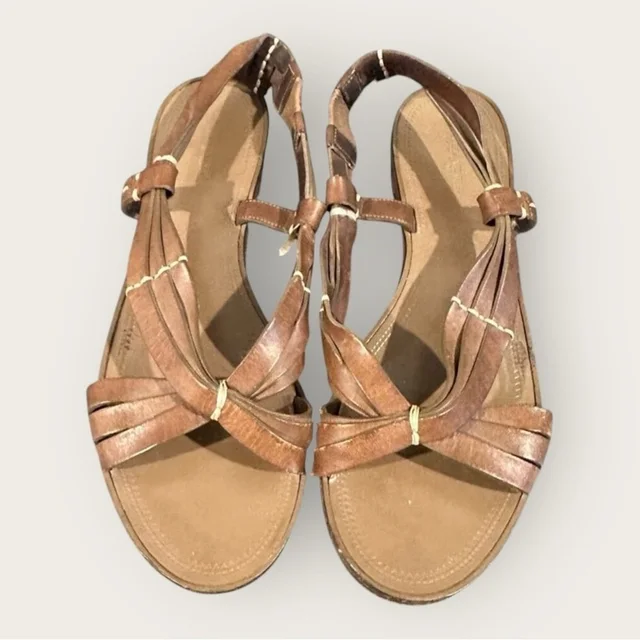 Bottega Veneta Flat Strap Sandals | Brown | Size 40 Eu | 9.5 Us in brown|red Leather from Poshmark