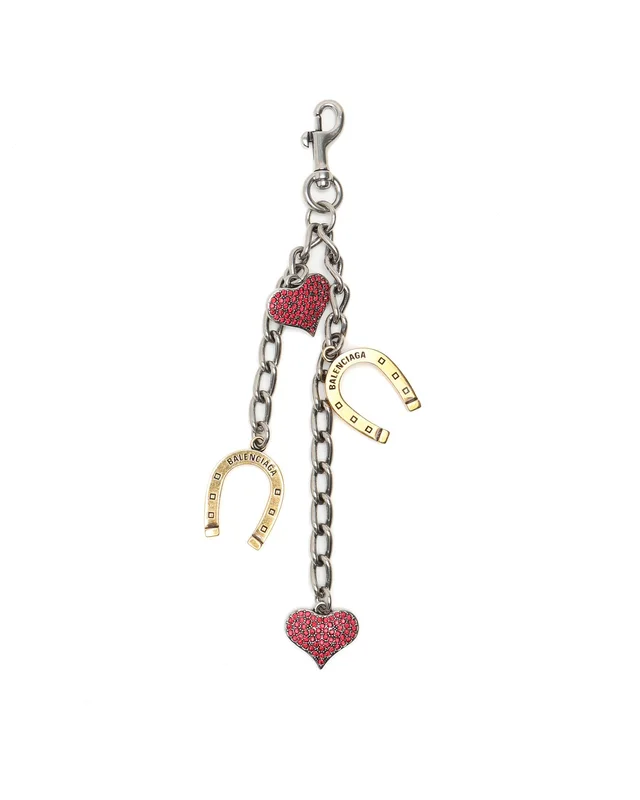 Balenciaga Horseshoe Heart Bag Charm from A Retro Tale