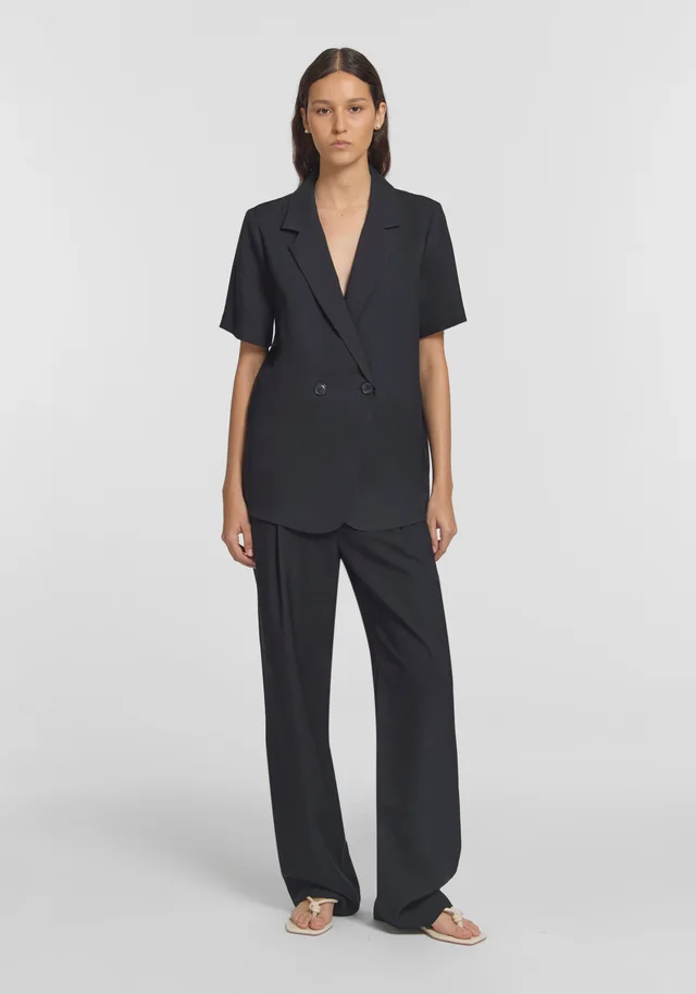 VIKTORIA & WOODS Hepburn Shirt in Black from Viktoria & Woods, photo 1 of 1