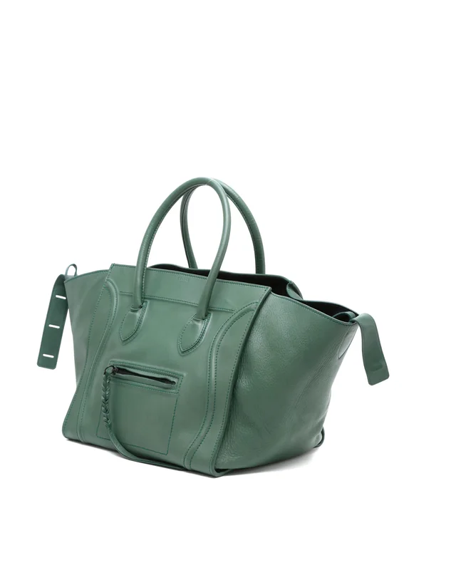 Celine Luggage Phantom Bag in Suede from A Retro Tale, photo 2 of 8
