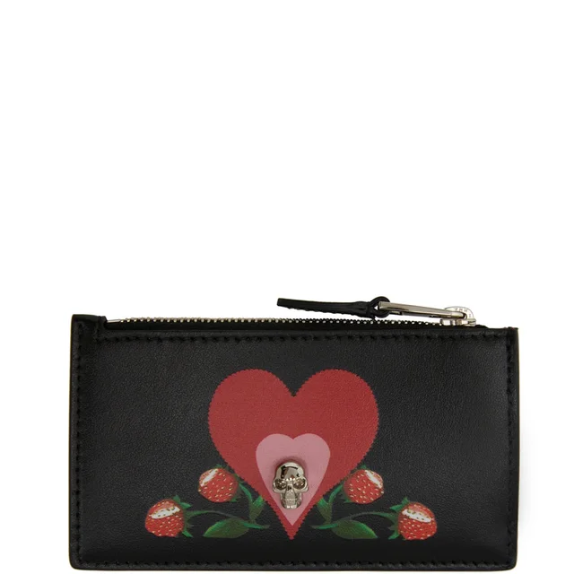 Alexander McQueen Zip Cardholder Heart, Black from Cultstatus, photo 1 of 1