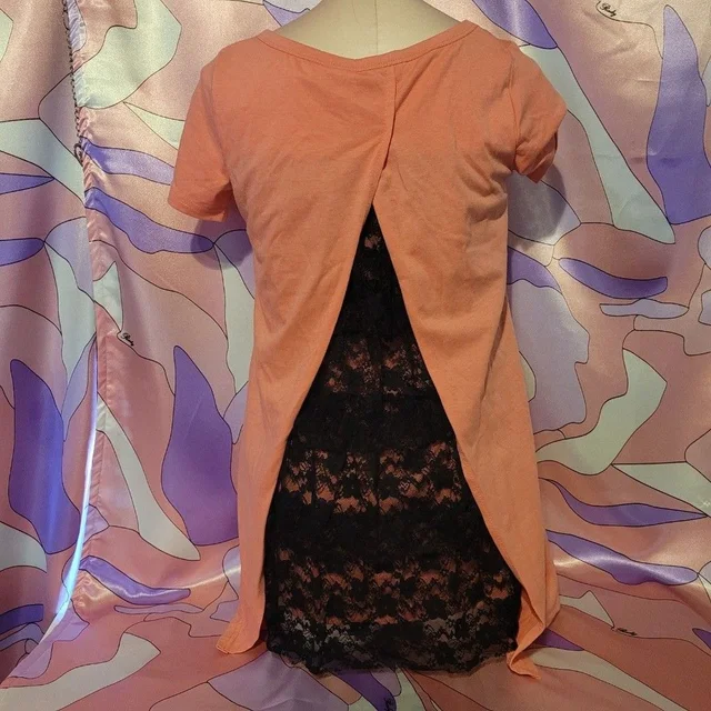 Audemars Piguet Unique Gyaru Top Size Small Pink Tee Shirt Lace Ruffle Ma*Rs Sugar Gloss Style in black from Poshmark