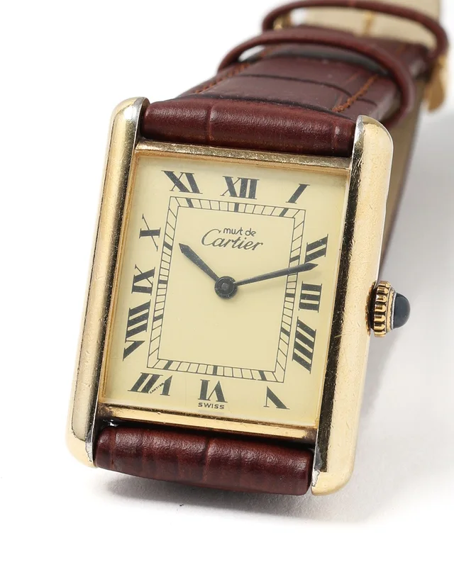 Cartier Must Tank 22x31mm Mechanical Watch in Leather from A Retro Tale, photo 2 of 2