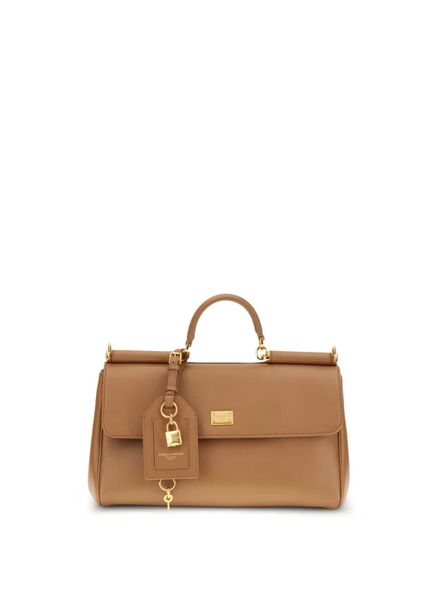 Dolce & Gabbana Shoulder Bag — Beige Calf Suede; Pvc in Beige Suede from HEWI