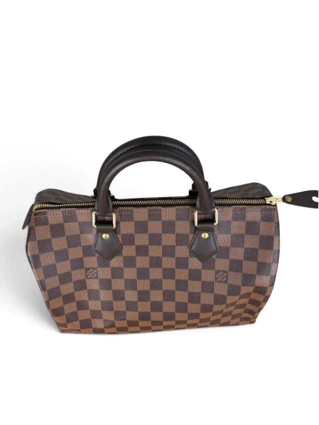 Louis Vuitton Damier Ebene Speedy 30 in Brown Coated canvas from Season 2 Consign, photo 3 of 11