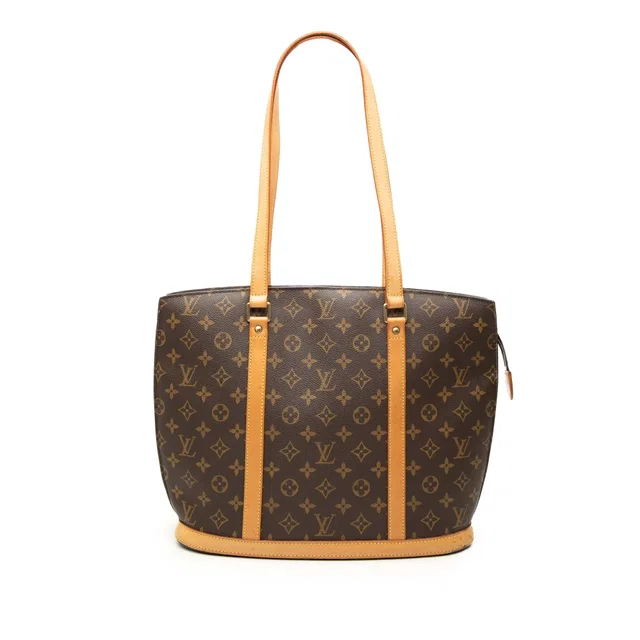 Brown Louis Vuitton Monogram Babylone Tote Bag in Brown Coated canvas from Designer Revival