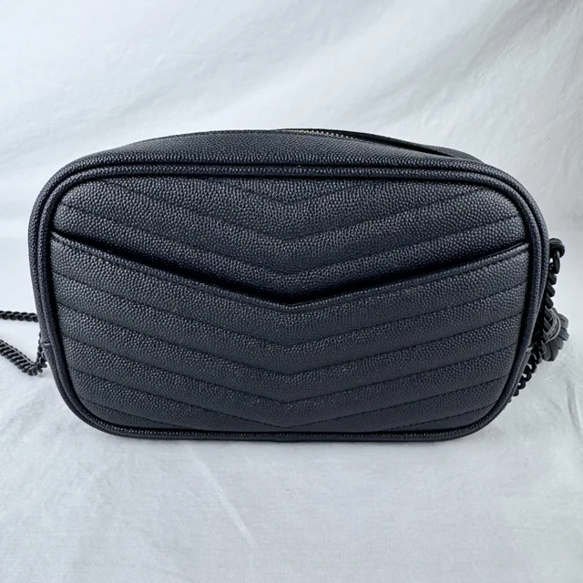 Saint Laurent Monogram Mini Camera Bag in grain de poudre leather, Metal from Reowned, photo 3 of 10