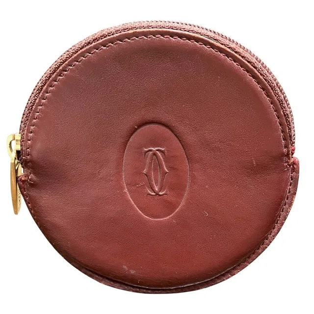 Cartier Must Line Leather Coin Case in Leather from LuxUness