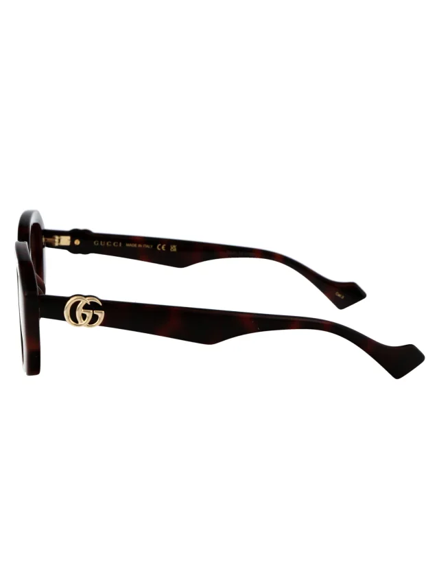 Gucci Gg1535s Havana Brown Injected Sunglasses in Brown from HEWI, photo 3 of 3