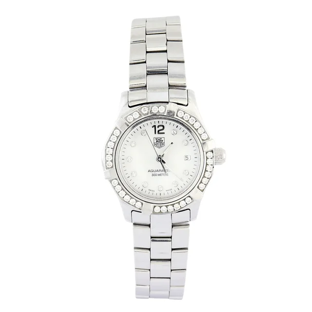 TAG Heuer Aquaracer 27mm Diamond Watch from Luxe.It.Fwd