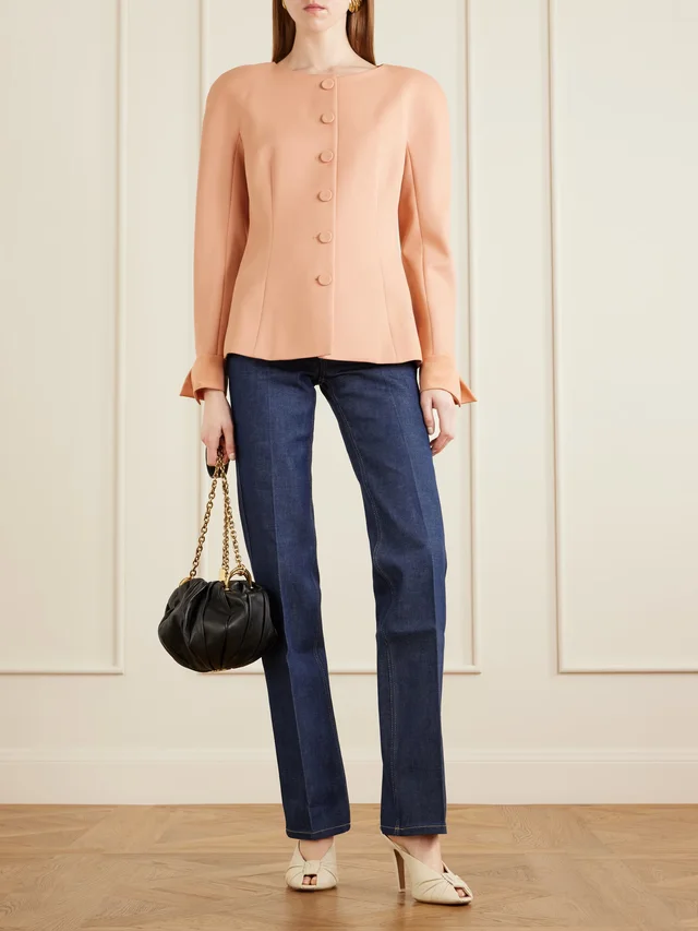 CHLOÉ Pleated leather shoulder bag in Black, photo 2 of 2 from NET-A-PORTER (Canada)