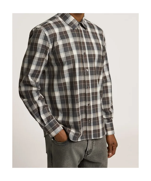 Peserico Long-sleeved plaid shirt, photo 2 of 3 from SENSER