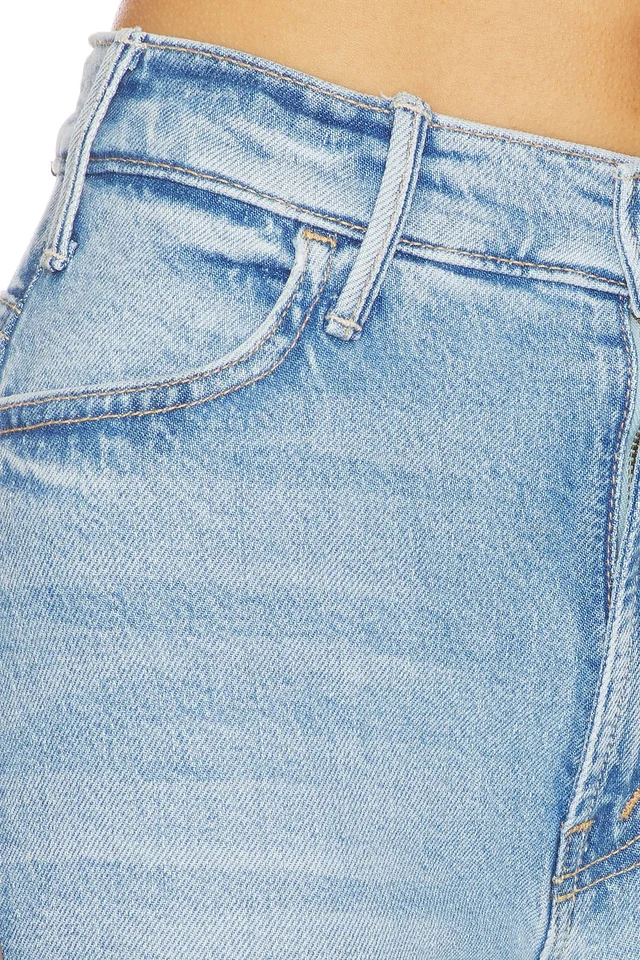 MOTHER Lil Petite Hustler Ankle Fray Jeans in Sow Surreal, photo 6 of 6 from REVOLVE (Canada)