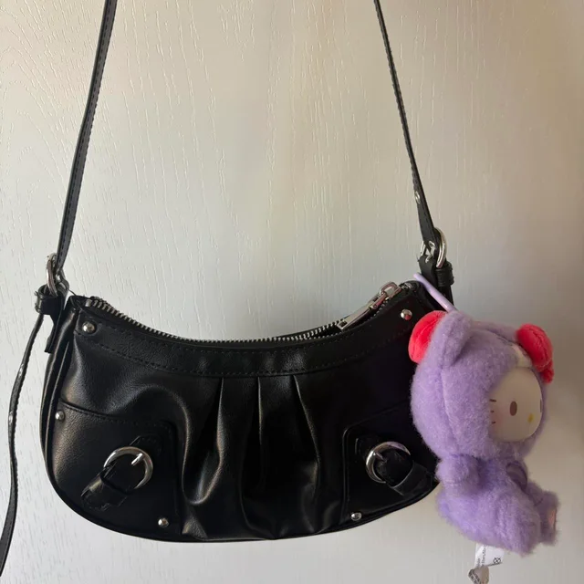 Balenciaga Women's Crossbody bags - Black/Multi in multicolor|black Leather from Depop, photo 1 of 1